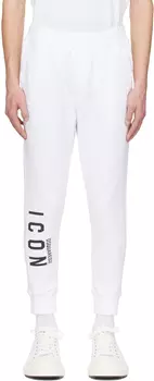 Белые брюки Ski Lounge 'Be Icon' Dsquared2