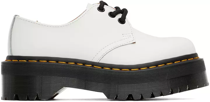 Белые дерби 1461 Quad Dr. Martens