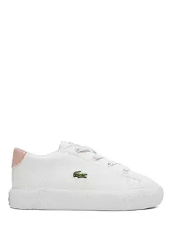 Белые детские кроссовки gripshot Lacoste