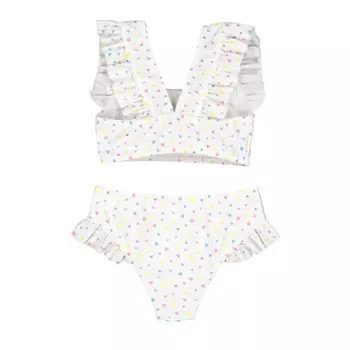 Белые двухсекционные сердечки Girl's Celebration Hearts sal & pimenta, белый