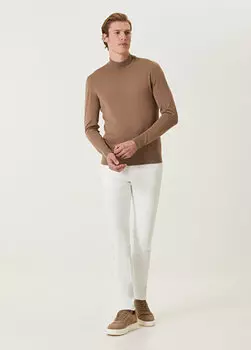 Белые джинсовые брюки Marco Pescarolo