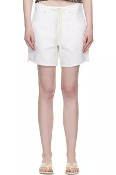 Белые джинсовые шорты Brynn на завязках Citizens of Humanity