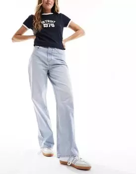 Белые джинсы Dad ASOS