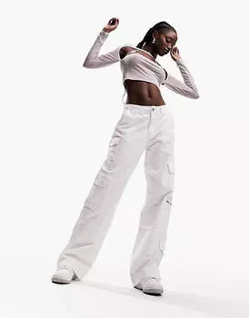 Белые джинсы карго ASOS DESIGN Ultimate