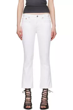 Белые джинсы Kick Fit R13