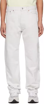 Белые джинсы прямого кроя Calvin Klein