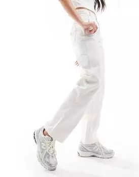 Белые джинсы с двойным коленом Dickies Madison