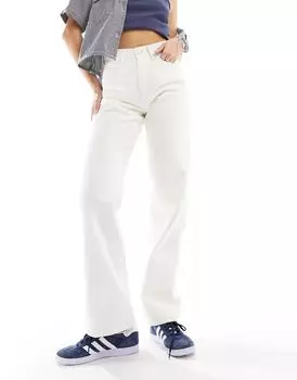 Белые джинсы с высокой талией Carhartt WIP Noxon