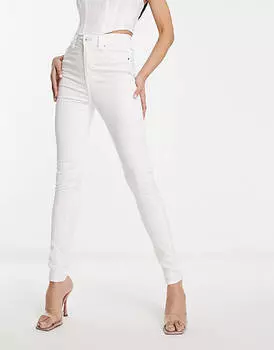 Белые джинсы скинни ASOS DESIGN