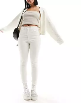 Белые джинсы скинни ASOS DESIGN