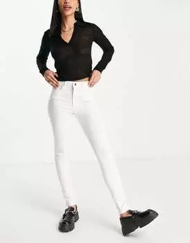 Белые джинсы скинни Vero Moda Sophia