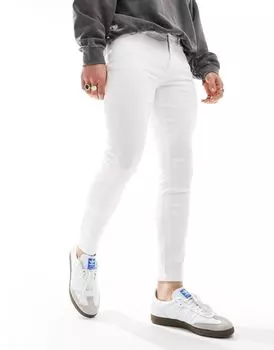 Белые джинсы Super Stretch спрей ASOS DESIGN