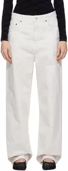 Белые джинсы свободного кроя Balenciaga