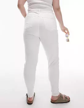 Белые джинсы Topshop Curve Jamie