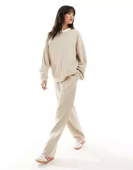 Белые джоггеры прямого кроя ASOS