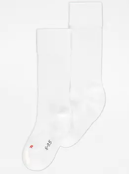 Белые футбольные носки с антибактериальной прокладкой George., белый