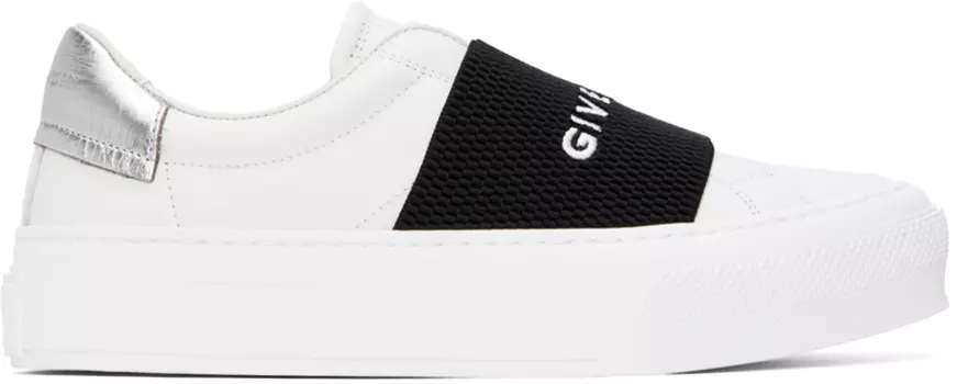Белые городские спортивные кроссовки Givenchy