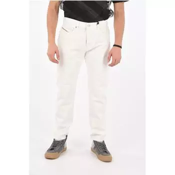 Белые хлопковые джинсы Деним Diesel, White