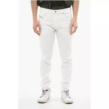Белые хлопковые джинсы Деним Diesel, White