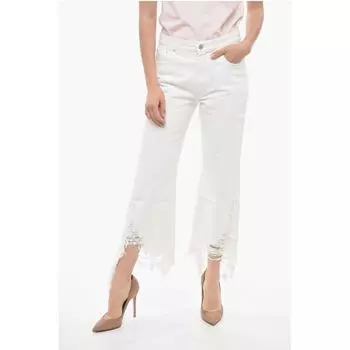 Белые хлопковые джинсы Деним Stella Mccartney, White