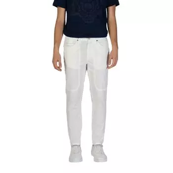 Белые хлопковые джинсы и брюки Jeckerson