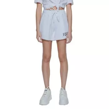 Белые хлопковые короткие шорты Icon