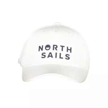 Белые хлопковые шапка и кепка North Sails