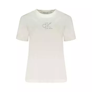 Белые хлопковые топ и футболка Calvin Klein