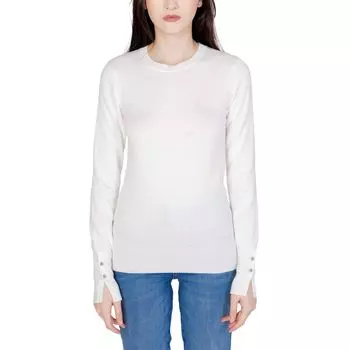 Белые хлопковые топ и футболка GUESS