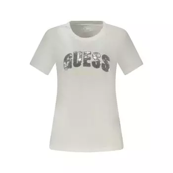 Белые хлопковые топ и футболка Guess Shoes