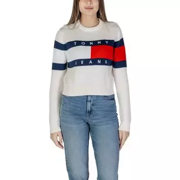 Белые хлопковые топ и футболка Rigenerato Tommy Jeans