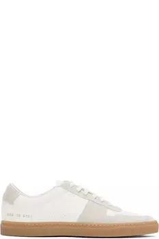 Белые и бежевые кроссовки BBall Duo Slim Common Projects