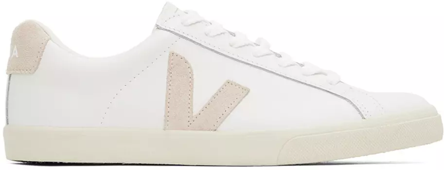 Белые и бежевые кроссовки Esplar Logo VEJA