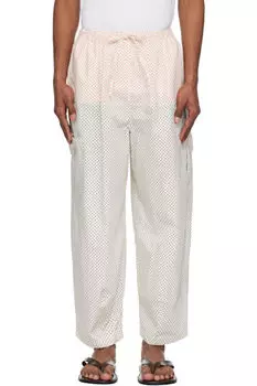 Белые и черные брюки-карго Margin SC103