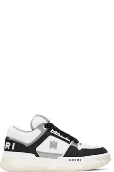 Белые и черные кроссовки MA Quad из нубука с тиснением MA-1 AMIRI