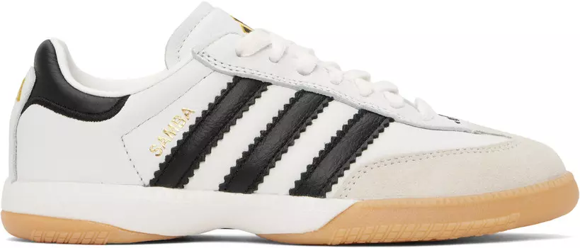 Белые и черные кроссовки Samba MN Adidas Originals