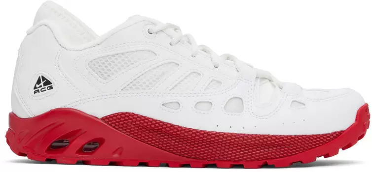 Белые и красные кроссовки ACG Air Exploraid Nike