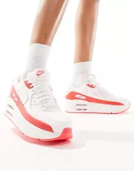 Белые и разноцветные кроссовки Nike Air Max 90 LV8