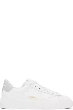 Белые и серебристые кроссовки Purestar Golden Goose
