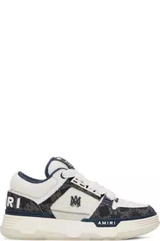 Белые и темно-синие кроссовки MA Quad MA-1 AMIRI