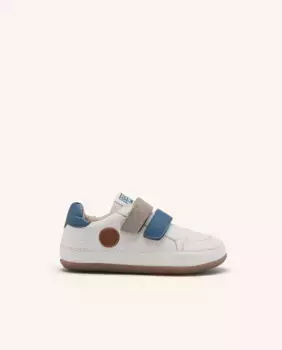 Белые кожаные босые детские кеды Gioseppo, белый