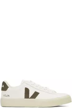 Белые кожаные кроссовки Campo ChromeFree VEJA