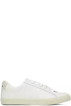 Белые кожаные кроссовки Esplar VEJA