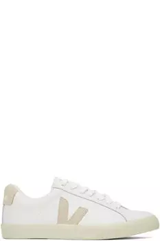 Белые кожаные кроссовки Esplar VEJA