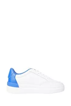 Белые кожаные спортивные туфли Color Pop Tommy Hilfiger, белый