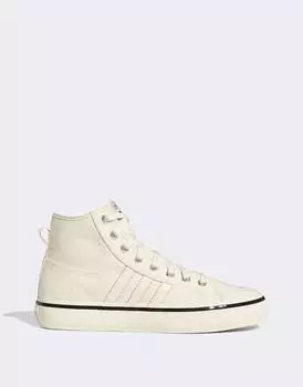 Белые кроссовки adidas Originals Nizza Hi RF 74