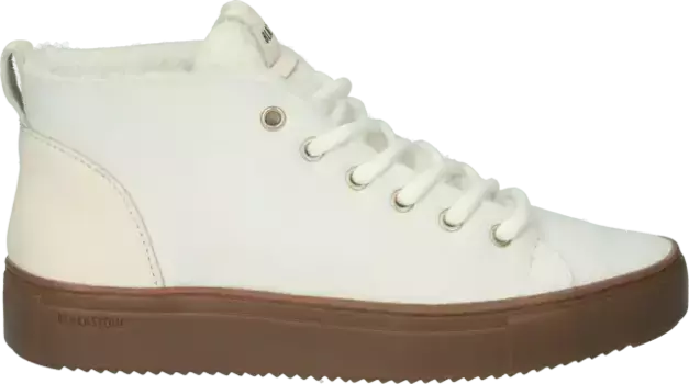 Белые кроссовки Arnaq ql48 из овчины Blackstone, бежевый