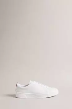 Белые кроссовки Artioli с плетеным декором и резиновым носком Ted Baker, белый