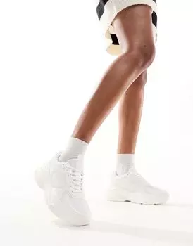 Белые кроссовки ASOS DESIGN Drop