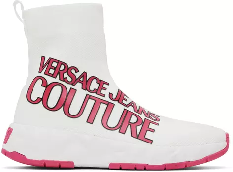 Белые кроссовки Atom Versace Jeans Couture